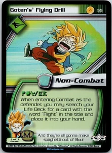 1x DBZ CCG GOTEN'S FLYING DRILL 55 HOLO FOIL BABIDI SAGA DRAGON BALL Z - Picture 1 of 1