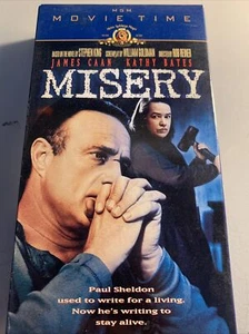 Misery (VHS, 2000) Kathy Bates James Caan MGM Movie Time - vhs1 - Picture 1 of 3