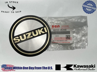 CUBIERTA EMBLEMA MAGNÉTICO ORIGINAL SUZUKI GS1100 GS850 GS750 GS650 68233-45200 Foto 1 de 4