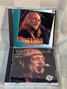 Willie Nelson CD Lot Greatest Hits And Volume 1 One - Picture 1 of 4
