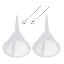 2 Stück Mini Tiny Plastic Trichter Parfüm Diffusor Flasche Mini Flüssigöl