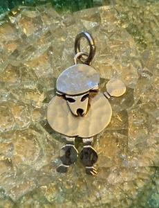 Vintage Far Fetched Sterling Silver Dog Poodle Animal Pendant Bracelet Charm - Picture 1 of 6