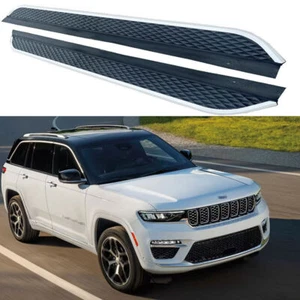 2PCS Running Board fits for Jeep Grand Cherokee 2022-2024 Side Step Nerf Bar - Picture 1 of 8