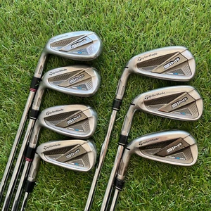 TaylorMade SIM 2 Max Iron Set 4-PW Steel Stiff Left Handed +.5" - Picture 1 of 6