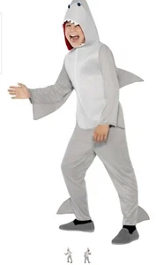 Shark Smiffy's costume children grey size S  4-6years - Picture 1 of 2
