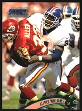 1997 Stadium Club Football Card #293 Alfred Williams