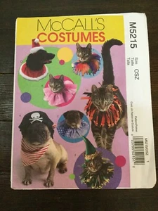McCalls Halloween Haustier Kostüme M5215 Katzen Hunde Halsbänder Hüte ungeschnitten - Bild 1 von 5
