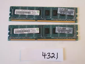 Ramaxel 2x2Gb=4Gb PC3-10600 1333Mhz DDR3 Desktop Memory RAM (4321) - Picture 1 of 2