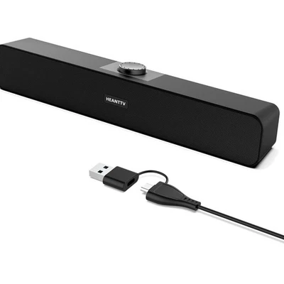 Bluetooth PC Lautsprecher 3D Sound Type-C Laptop Smartphone Audio Upgrade - Bild 1 von 4