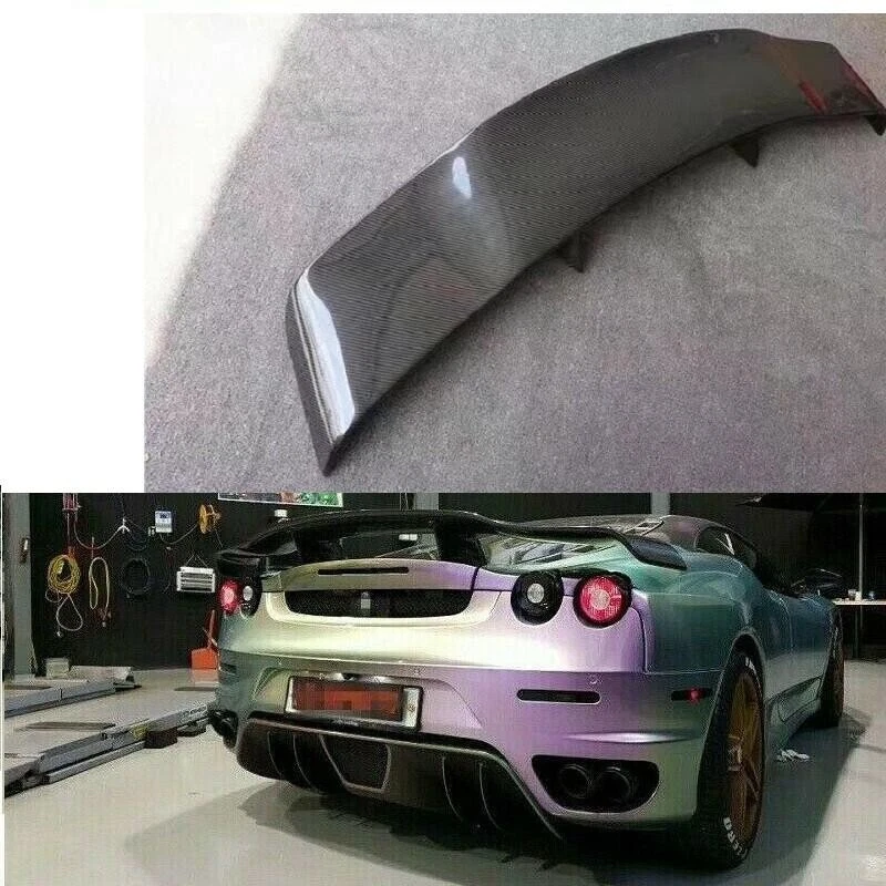 Carbon Fiber Rear Spoiler Wing For Ferrari F430 Special Offer Foto 1 de 1