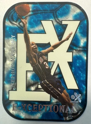 Stephon Marbury 1999-00 Skybox E-X E-Xceptional Blue/250 Foto 1 de 3