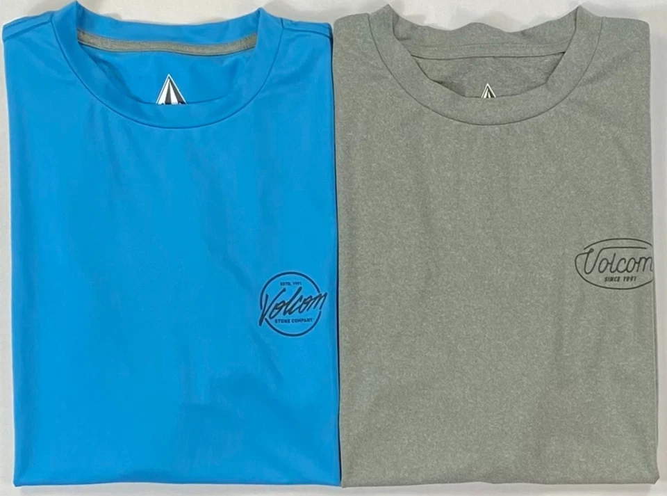 Men's Volcom Anti-Uf 50+ UPF Short Sleeve Loose Fit Thrashguard Swim Surf Shirt - Image 1 of 1