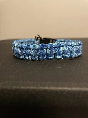 Collar pequeño para perro Paracord azul 13 pulgadas Foto 1 de 4