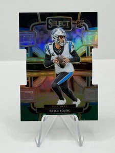 Select Bryce Young Prizms 2023 negro y verde troquelado RC Concourse #14 - Imagen 1 de 2