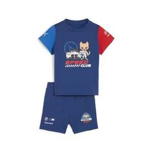 PUMA BMW M Motorsport Matching Sets Toddlers' 2-Piece Tee & Shorts Set - Picture 1 of 2