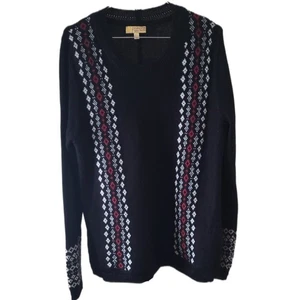 Princess Vera Wang Shimmery Black Long Sleeve Sweater - Picture 1 of 3