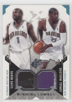 2004-05 SPx Winning Combos Baron Davis Jamaal Magloire #WC-DM - Image 1 of 2