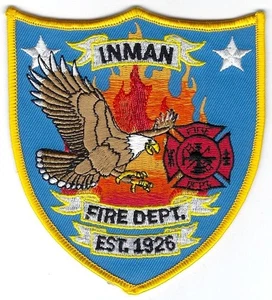 Carolina del Sur - Departamento de Bomberos de Inman  [Parche de hombro] - Imagen 1 de 1