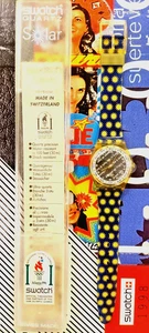 Orologio Swatch LOTTI DI SOLE SRJ100 1995 Solare Raro Swiss made Nuovo Vecchio Stock - Foto 1 di 8