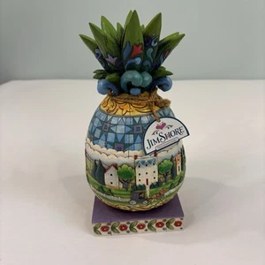 Jim Shore Enesco 2006 Heartwood Creek Hand Painted Pineapple “Welcome All” - Picture 1 of 22