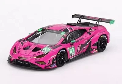 Mini car 143 Lamborghini Huracan GT3 EVO2 IMSA Daytona 24 Hours 2023 Iron Dames - Image 1 of 4