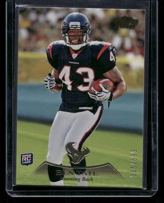 2010 Topps Prime #90 Ben Tate Gold #/699 Texans Rookie - Image 1 of 2