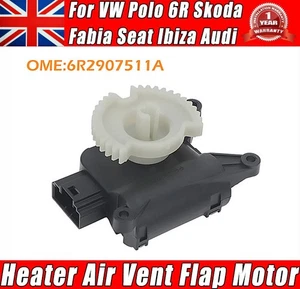 Heater Air Vent Flap Motor 6R2907511A For VW Polo 6R Skoda Fabia Seat Ibiza Audi - Picture 1 of 10