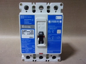 NEW Eaton C/H ED ED3150 3 Pole 150 Amp 240V Circuit Breaker Blue ED3150L NTO AK - Picture 1 of 1