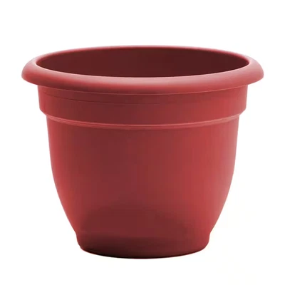 Ariana 11 In. Burnt Red Plastic Self-Watering Planter - Image 1 of 4