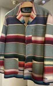Vintage Ralph Lauren polo country Native blanket pattern jacket - Picture 1 of 5