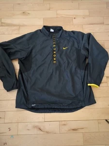 VTG NIKE LIVESTRONG Size XL 1/2 Zip Performance Jacket Pullover Windshirt - Picture 1 of 6