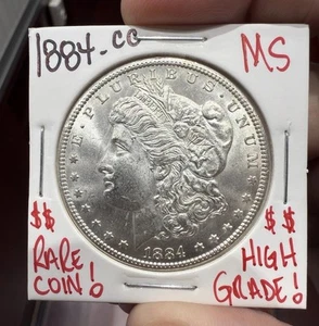 1884-CC PRISTINE GEM BU MS MORGAN SILVER DOLLAR ⭐️FROM COLLECTION⭐️ - Picture 1 of 8