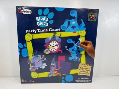 Blue’s Clues Party Time Game Sealed 1998 Nick Jr Nickelodeon Colorforms Games - Image 1 of 4
