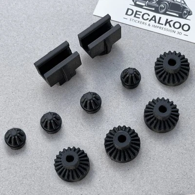 Headlight Adjustment Kit Audi A3/S3 8I 2000-2003 - 8 Gears & 2 Supports - Image 1 of 2