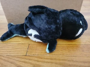 FlipaZoo 2 en 1 Mascota Flip a Zoo Peluche Delfín/Orca 15" Largo - Imagen 1 de 4