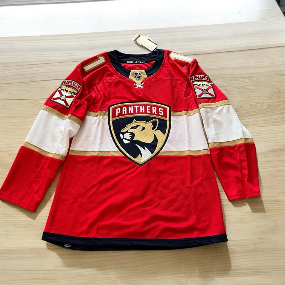 Adidas Florida Panthers Jonathan Huberdeau #11 Hockey Jersey Men Sz 42