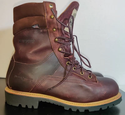 Field & Stream Waterproof Leather Boots Men's Size 10M Thinsulate Work/Hunt USA - Image 1 of 4