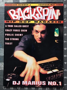 BACKSPIN HIPHOP MAGAZINE NO.5 FEB./MAY 1995 GRAFFITI GERMAN - Picture 1 of 3