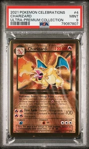 2021 Charizard 4/102 Celebrations Upc Gold Promo Pokemon PSA 9 - Picture 1 of 2