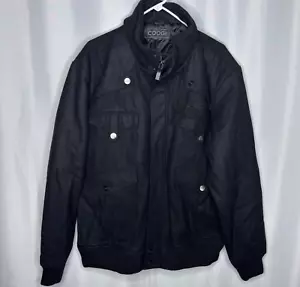 Coogi Wool Size 2X Heavy Jacket Full Zip Black Australian Warm 1990’s CJB - Picture 1 of 9