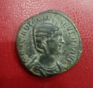 OTACILIA SEVERA. AÑO 244/49. SESTERCIO. PESO 20,3 GR - Imagen 1 de 2
