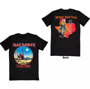 Iron Maiden The Beast Tames Texas Oficial Hombre Camiseta Dos Lados - Imagen 1 de 1