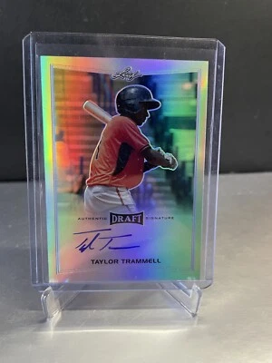 2016 Leaf Metal Draft - #BA-TT1 Taylor Trammell (AU, RC) - Image 1 of 2