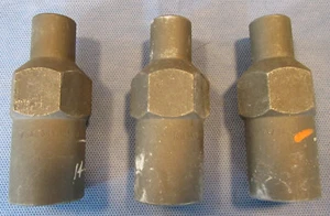 Nuevo Lote de (3) WM 1" x 1/2" Swage Concéntrico Acero al Carbono Liso Ambos Extremos Sch 80 - Imagen 1 de 7
