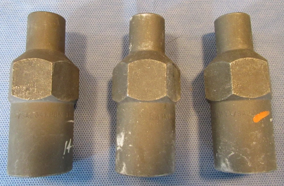 New Lot of (3) WM 1" x 1/2" Concentric Swage Carbon Steel Plain Both Ends Sch 80 - Image 1 of 4