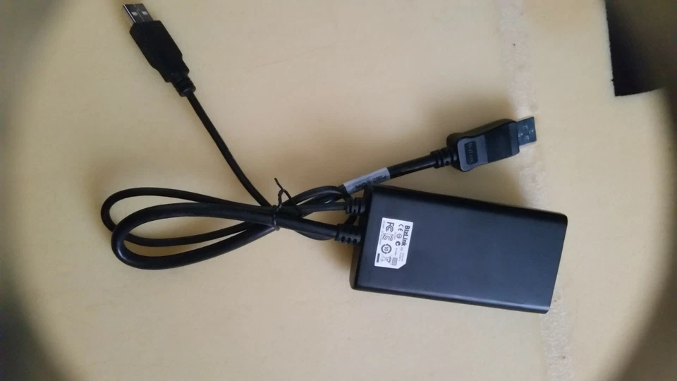 Display Port to Dual Link DVI-D Adapter 2560x1600 Bizlink KS10008 HP 492329-002 - Image 1 of 4