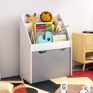 Kinderbücherregal, Spielzeug Organizer mit herausnehmbarer Aufbewahrungsschublade, Kinderbücherregal " - Bild 1 von 7