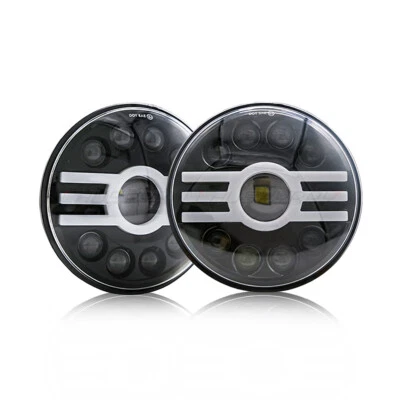Faros LED redondos de 7"" de haz alto bajo Fit GMC C15 C25 C35 1975 1976 1977 1978 2 un. Foto 1 de 4