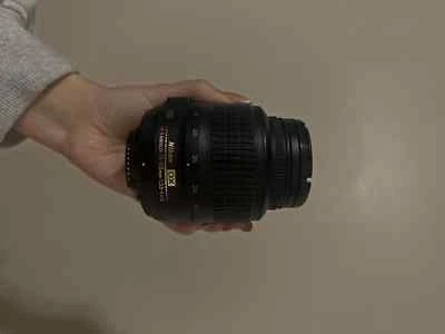 nikon lenses barely used 35mm 1:1.8G AND 18-55mm 1:3.5-5.6G - Image 1 of 2