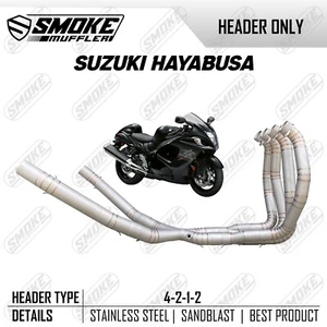 Header Exhaust 4-2-1-2 For Suzuki Hayabusa GSX1300R Gen 1 Custom 1999-2007 - Picture 1 of 6